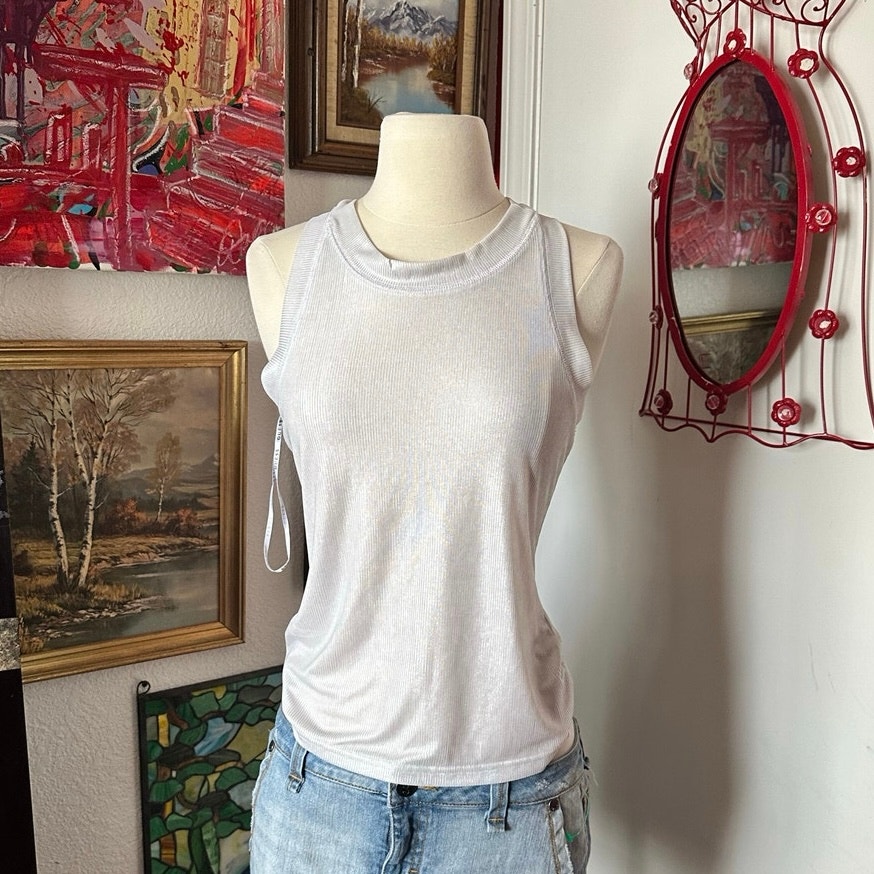 Silver Guess Gray Tank Top